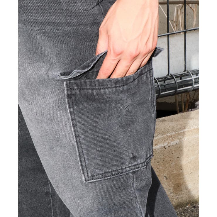 ダブルウエストカーゴデニムパンツ | WEGO【MEN】 | 詳細画像6 