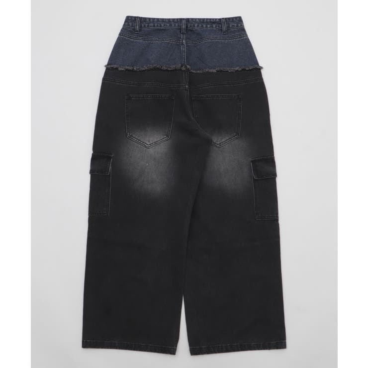 ダブルウエストカーゴデニムパンツ | WEGO【MEN】 | 詳細画像21 