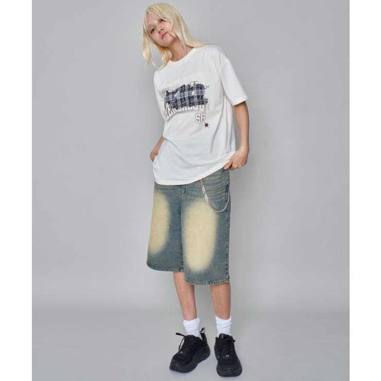 パターンアップリケグラフィックT(SS) | WEGO【MEN】 | 詳細画像6 