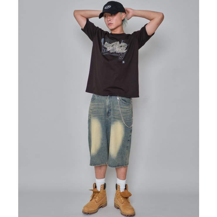 パターンアップリケグラフィックT(SS) | WEGO【MEN】 | 詳細画像8 