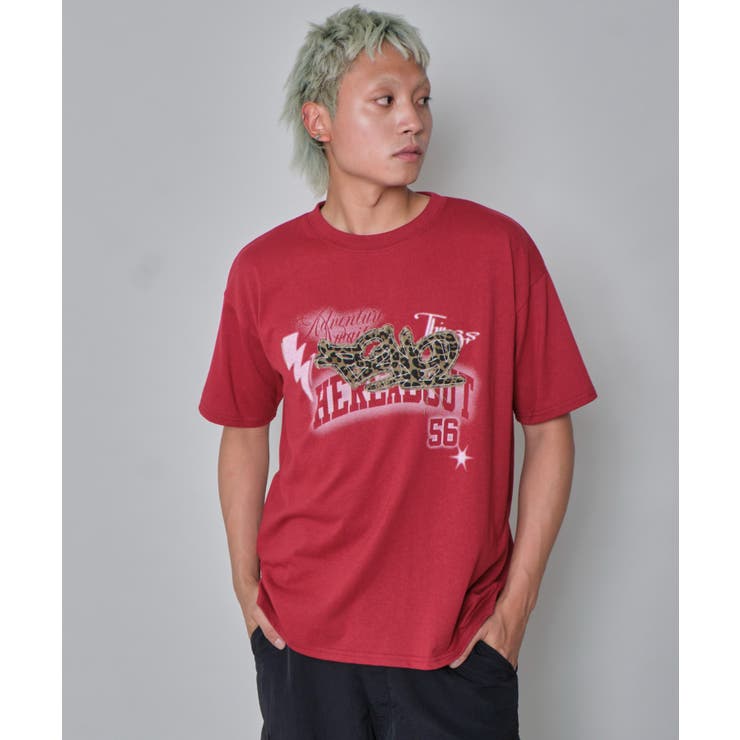 パターンアップリケグラフィックT(SS) | WEGO【MEN】 | 詳細画像15 