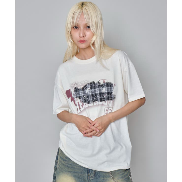 パターンアップリケグラフィックT(SS) | WEGO【MEN】 | 詳細画像24 