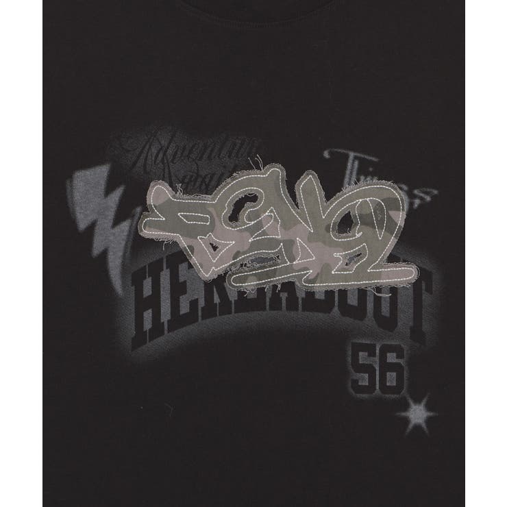 パターンアップリケグラフィックT(SS) | WEGO【MEN】 | 詳細画像35 