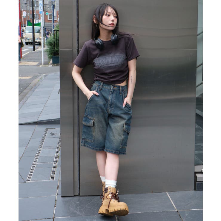 スプレーロゴドロストちびT | WEGO【WOMEN】 | 詳細画像4 