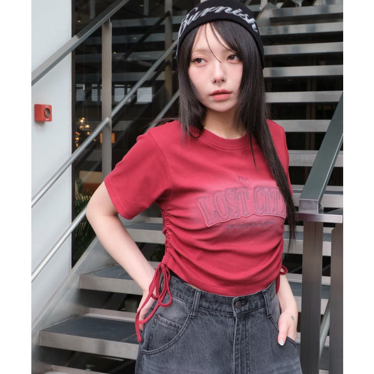 スプレーロゴドロストちびT | WEGO【WOMEN】 | 詳細画像9 