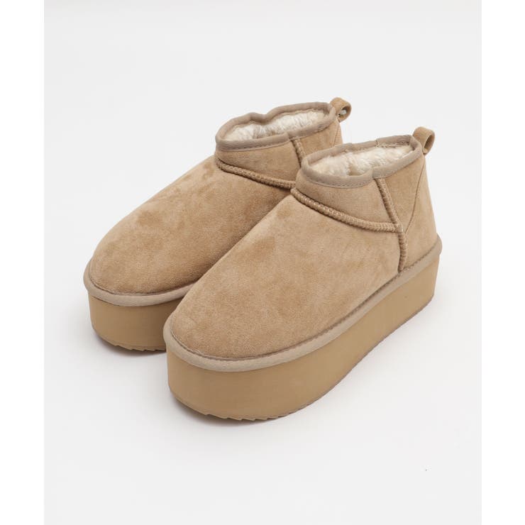 厚底ムートンタッチブーツ | WEGO【WOMEN】 | 詳細画像26 