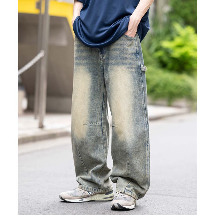 イージーバレルレッグペインターパンツ | WEGO【MEN】 | 詳細画像1 