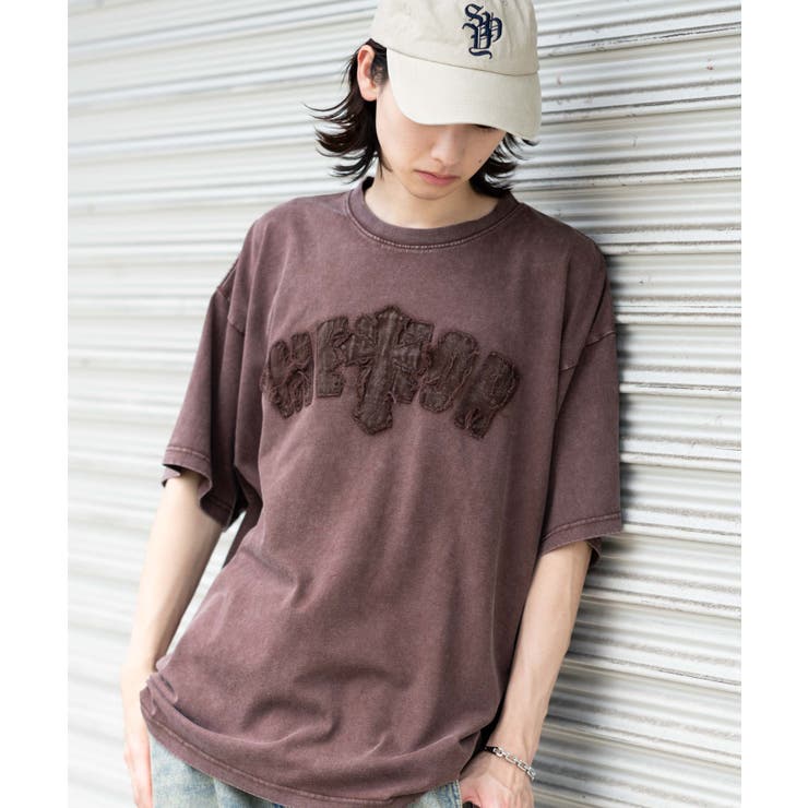 スノーウォッシュダメージアップリケT(SS) | WEGO【MEN】 | 詳細画像1 