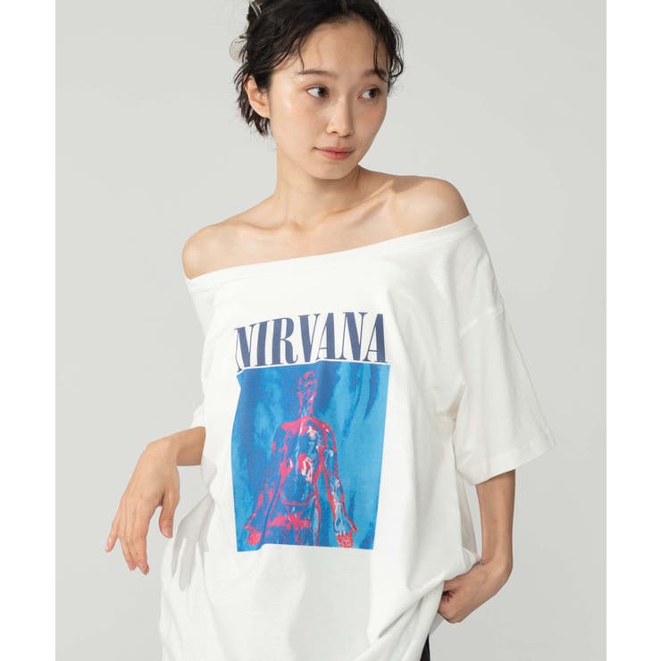 NIRVANA別注オフショルビッグT | WEGO【WOMEN】 | 詳細画像14 