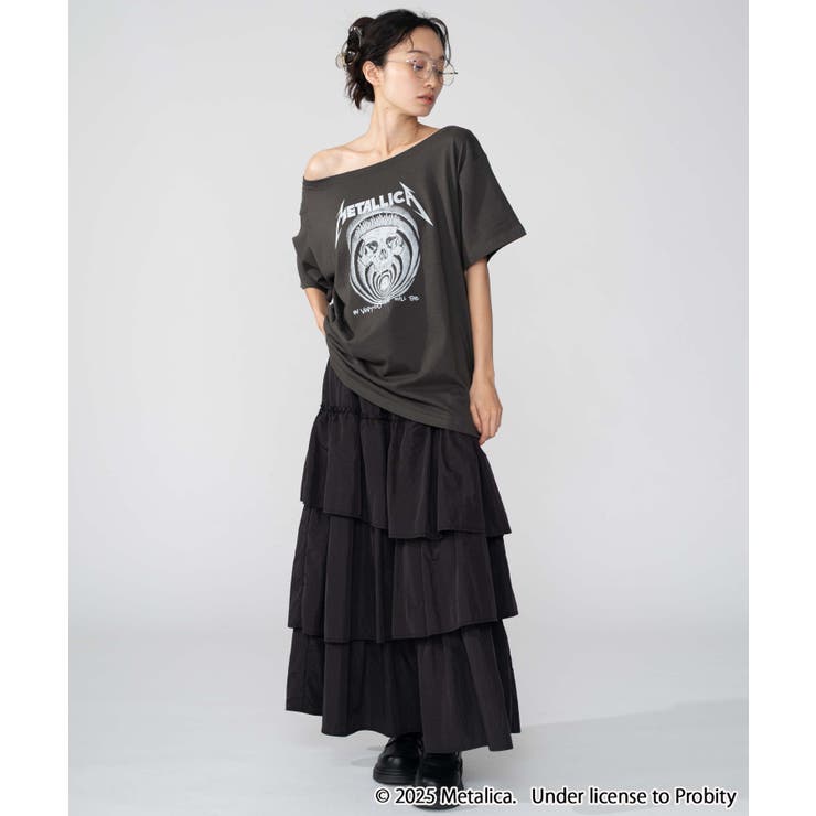 別注MetallicaオフショルビッグT | WEGO【WOMEN】 | 詳細画像4 