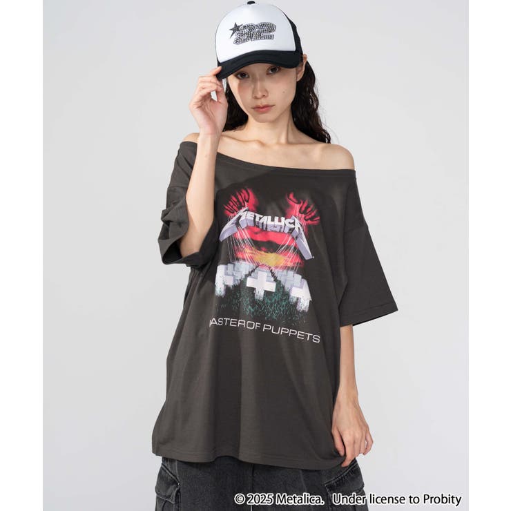 別注MetallicaオフショルビッグT | WEGO【WOMEN】 | 詳細画像9 