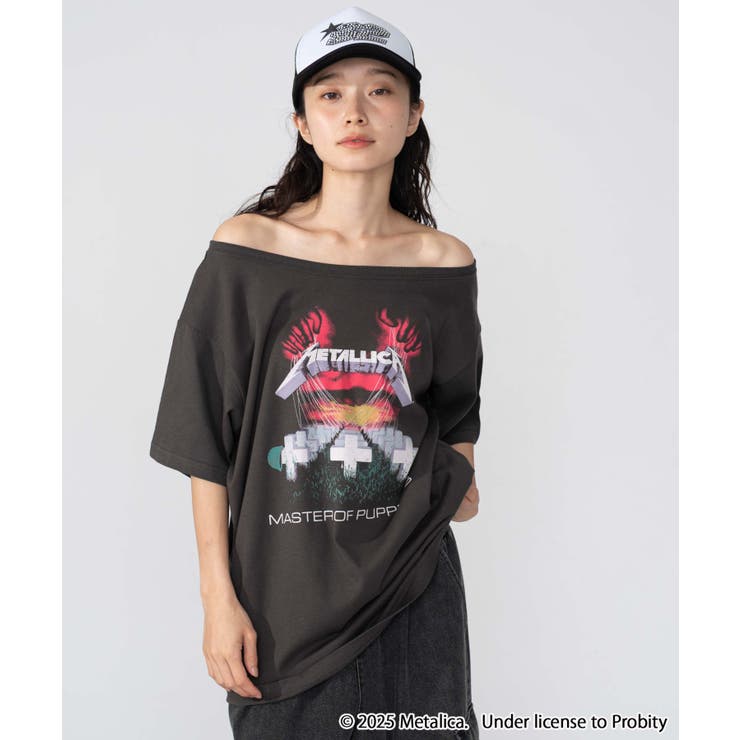 別注MetallicaオフショルビッグT | WEGO【WOMEN】 | 詳細画像10 