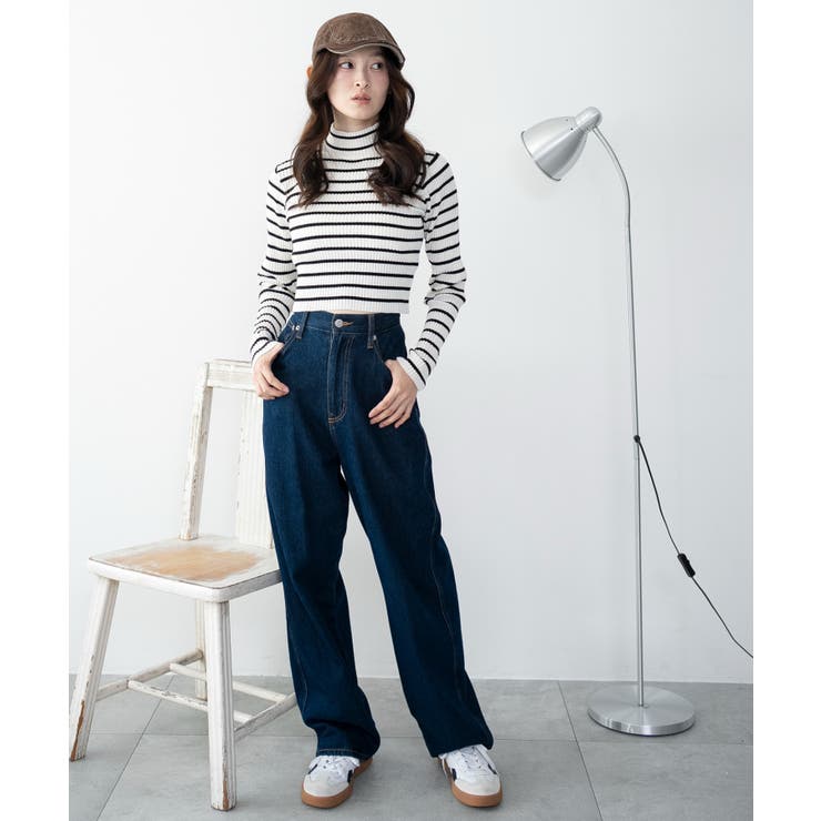 リブハイネックショートニット | WEGO【WOMEN】 | 詳細画像4 