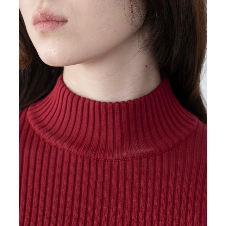 リブハイネックショートニット | WEGO【WOMEN】 | 詳細画像9 