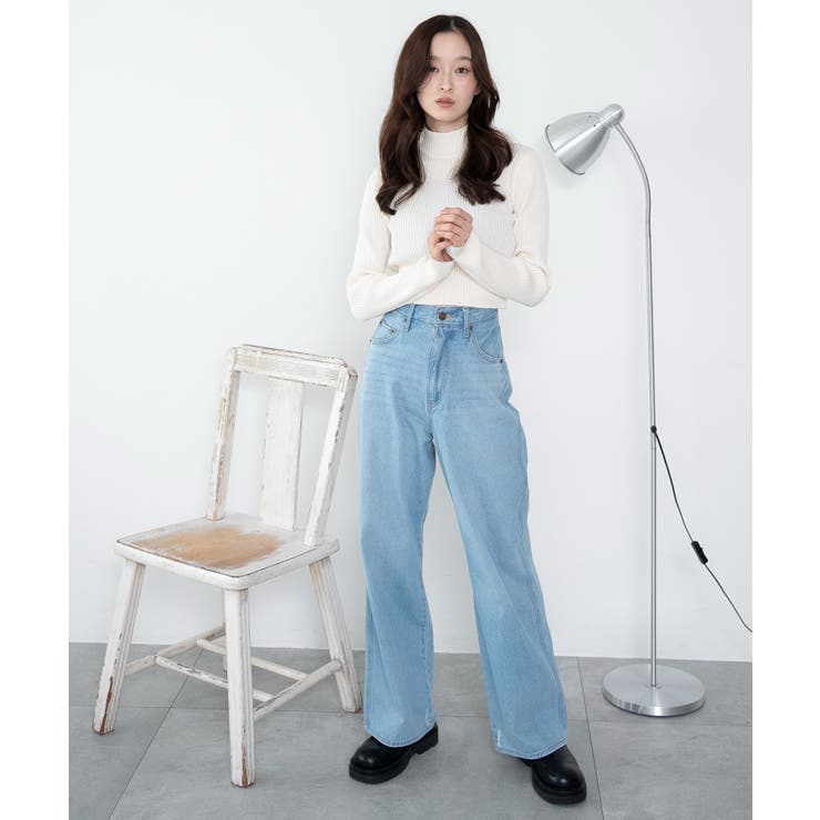 リブハイネックショートニット | WEGO【WOMEN】 | 詳細画像15 