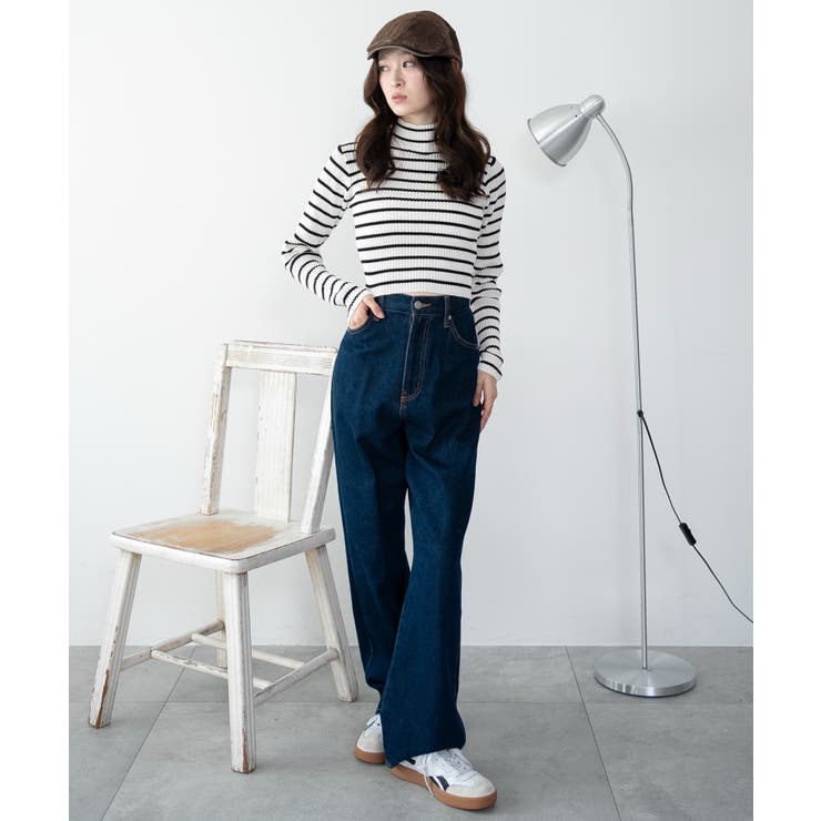 リブハイネックショートニット | WEGO【WOMEN】 | 詳細画像18 