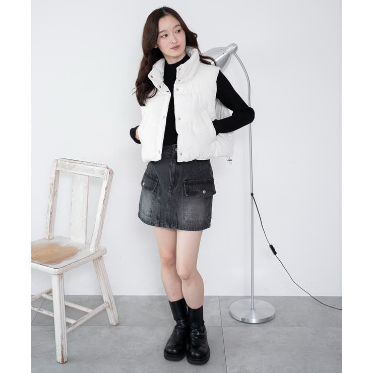 リブハイネックショートニット | WEGO【WOMEN】 | 詳細画像25 