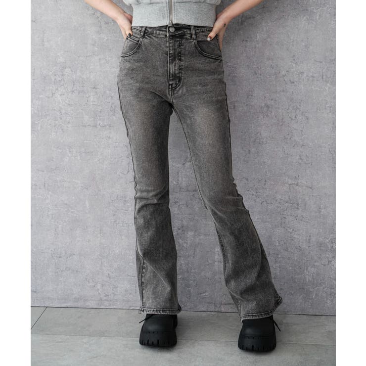 ストレッチフレアデニムパンツ[品番：WG010095568]｜WEGO【WOMEN