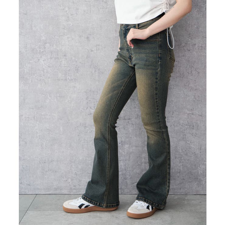 ストレッチフレアデニムパンツ | WEGO【WOMEN】 | 詳細画像11 