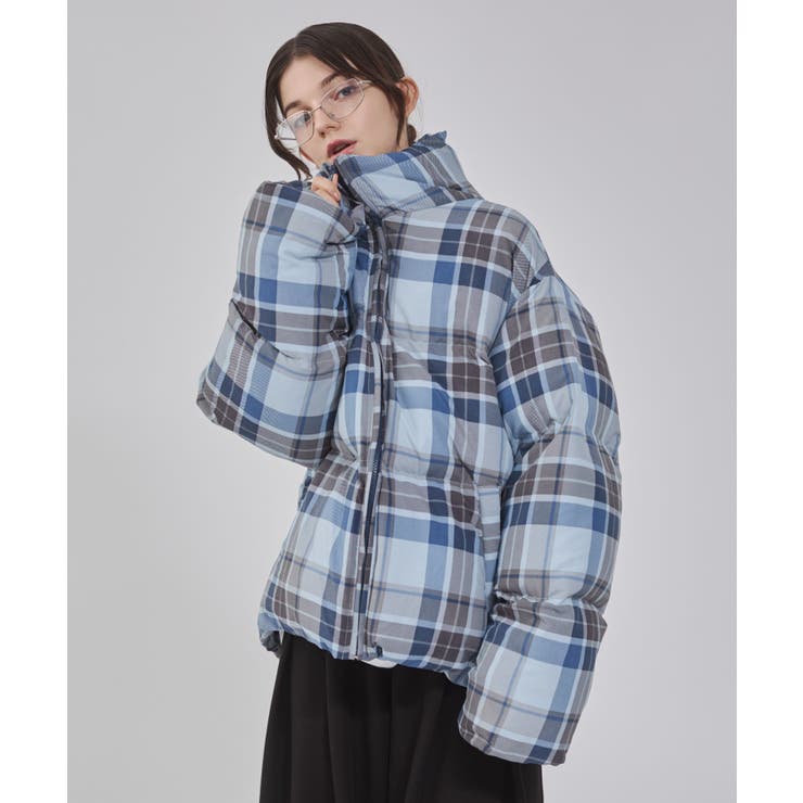 チェックパファーブルゾン | WEGO【MEN】 | 詳細画像1 