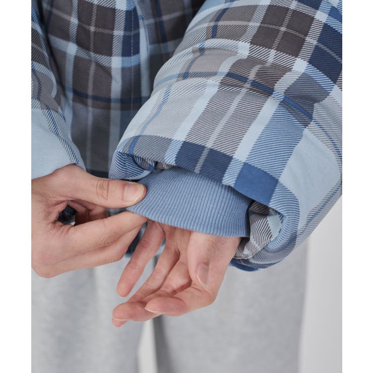 チェックパファーブルゾン | WEGO【MEN】 | 詳細画像8 