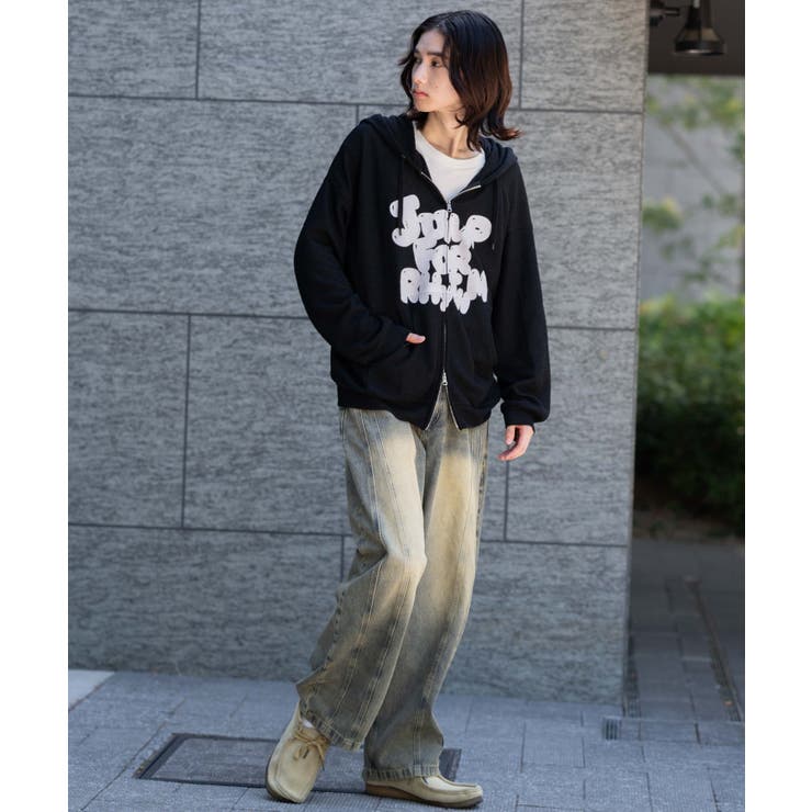 メッシュロゴジップパーカー | WEGO【MEN】 | 詳細画像4 