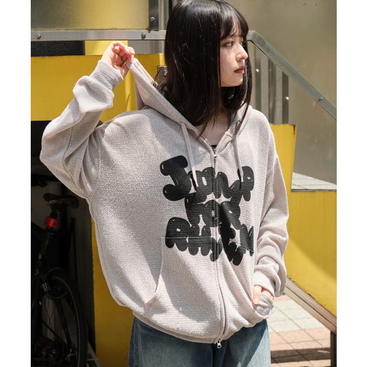 メッシュロゴジップパーカー | WEGO【MEN】 | 詳細画像13 