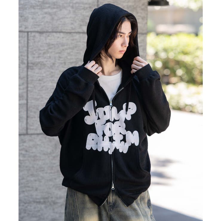 メッシュロゴジップパーカー | WEGO【MEN】 | 詳細画像20 