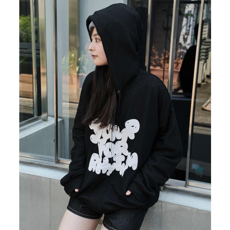 メッシュロゴジップパーカー | WEGO【MEN】 | 詳細画像23 