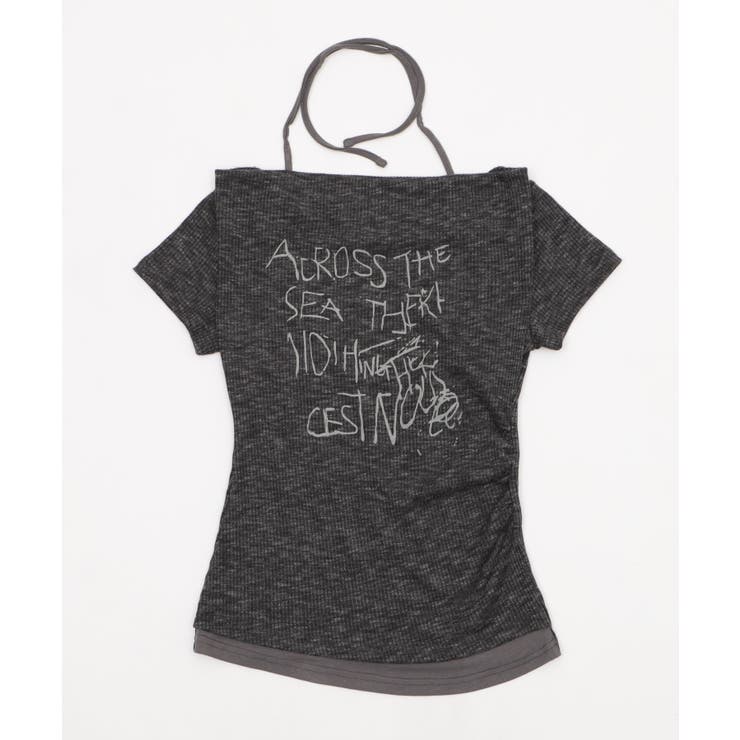 スミクロ | レタリングチョーカーT | WEGO【WOMEN】