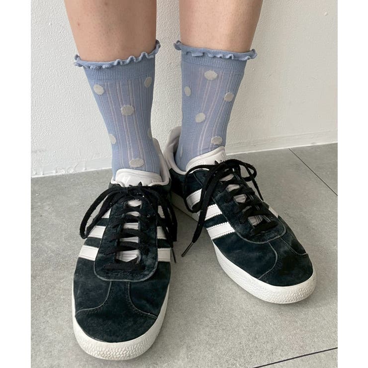 ドット柄フリルソックス[品番：WG010095584]｜WEGO【WOMEN