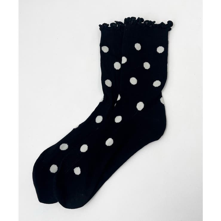 ドット柄フリルソックス[品番：WG010095584]｜WEGO【WOMEN