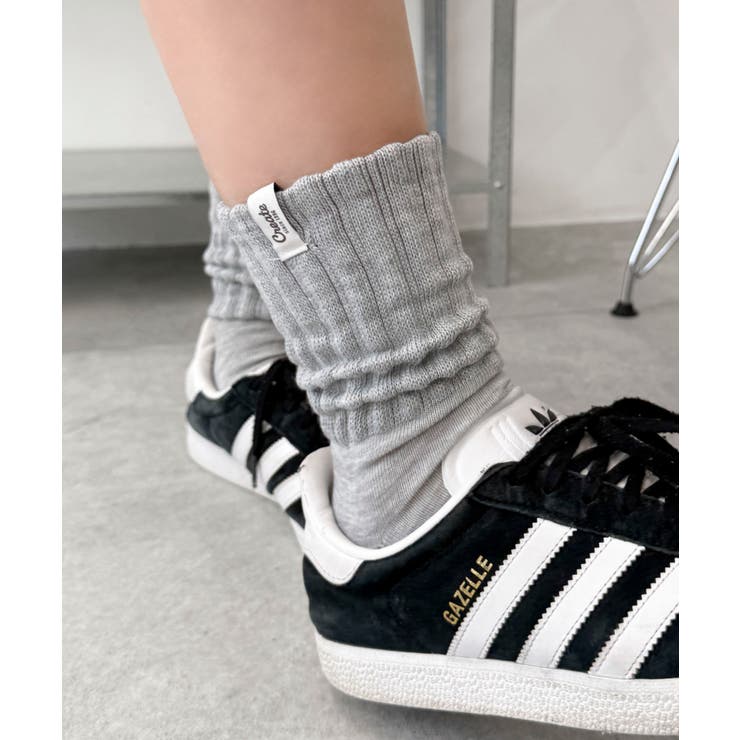 ライトグレー | タグデザインボリュームリブソックス | WEGO【WOMEN】