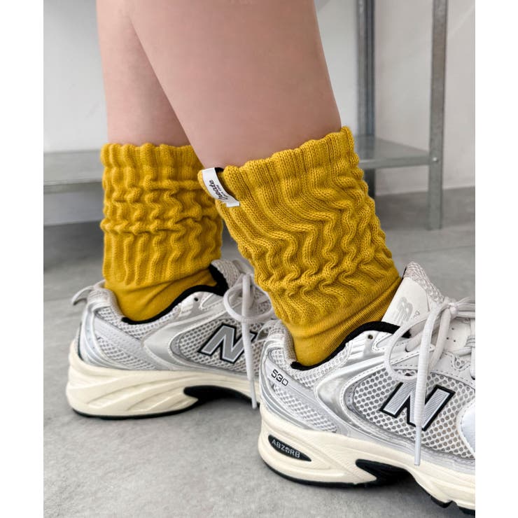 タグデザインボリュームリブソックス | WEGO【WOMEN】 | 詳細画像4 