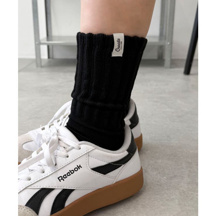 タグデザインボリュームリブソックス | WEGO【WOMEN】 | 詳細画像10 