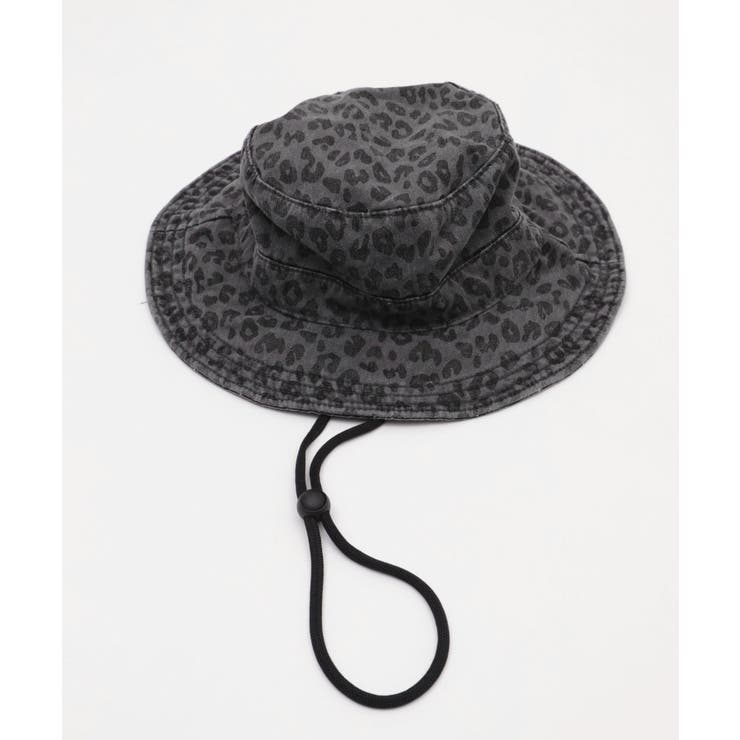 ブラック | レオパードサファリハット | WEGO【WOMEN】