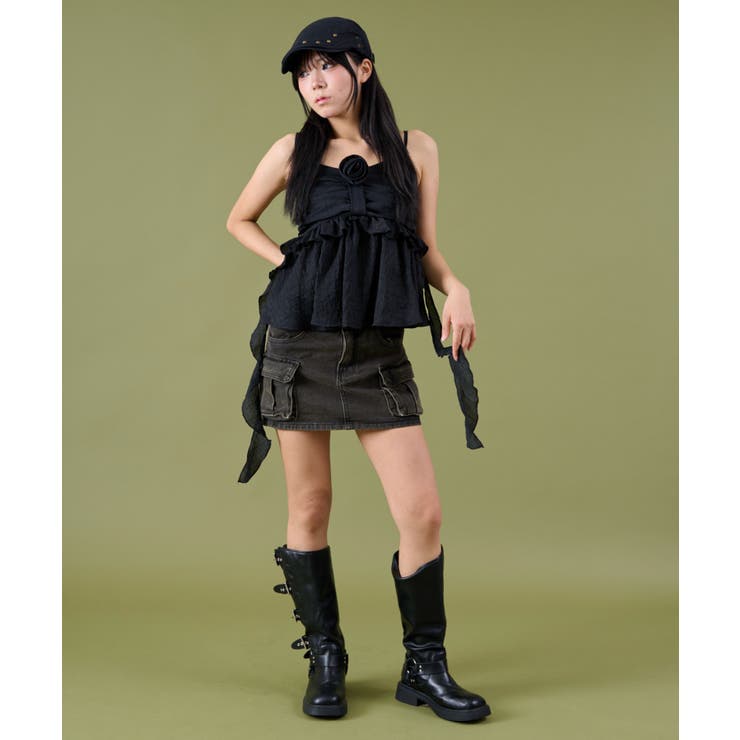 フロントローズサイドテールキャミ | WEGO【WOMEN】 | 詳細画像10 