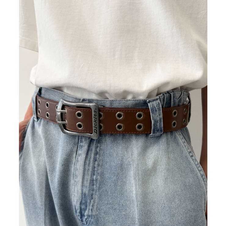 ブラウン | Dickies ダブルハトメベルト | WEGO【MEN】