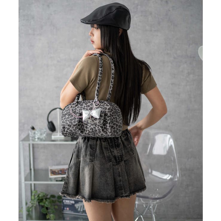 チャーム付きチェーンボストンバッグ[品番：WG010095744]｜WEGO