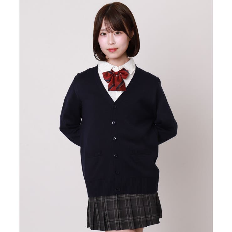 ネイビー | ベーシックニットカーディガン | WEGO【WOMEN】