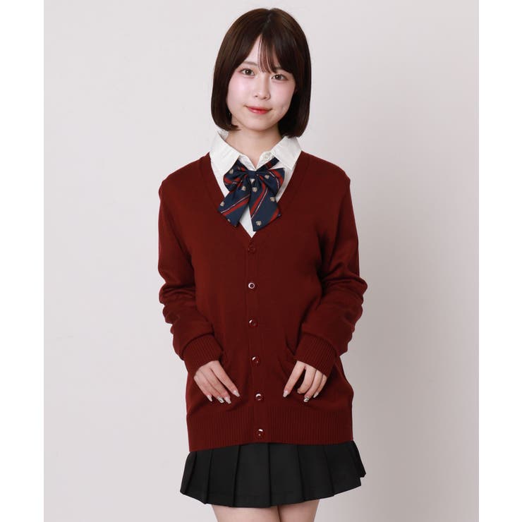 ワイン | ベーシックニットカーディガン | WEGO【WOMEN】