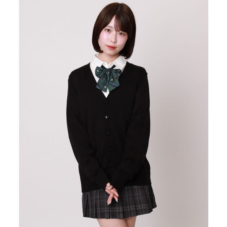 ブラック | ベーシックニットカーディガン | WEGO【WOMEN】