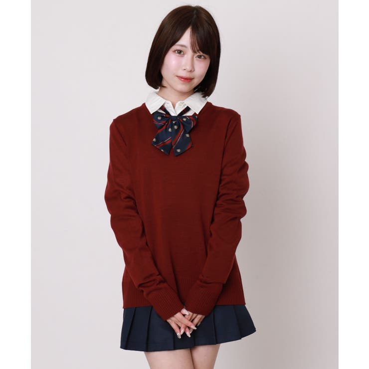 ワイン | ベーシックニットセーター | WEGO【WOMEN】