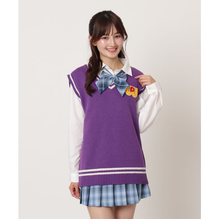 パープル | ワールドペガサスコラボベスト | WEGO【WOMEN】