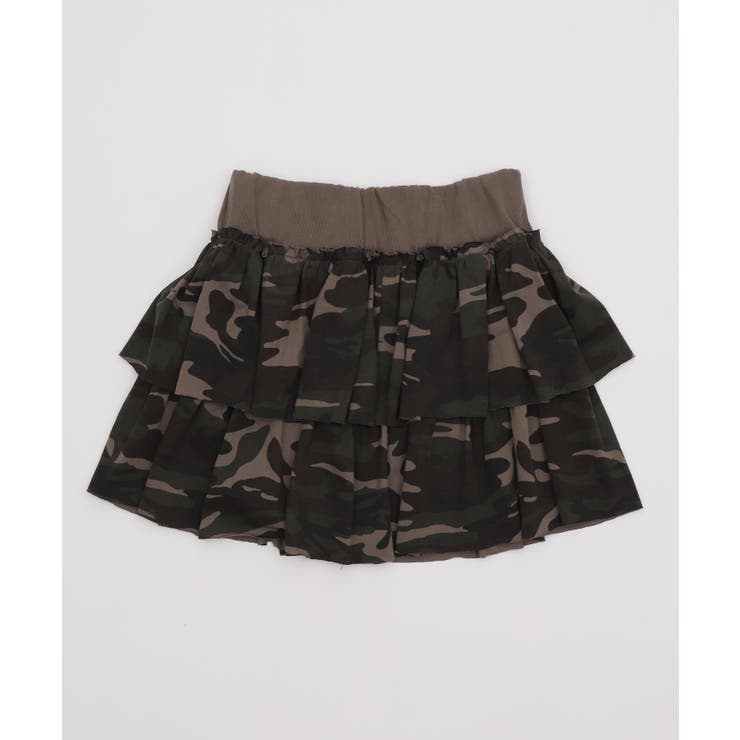 カモフラティアードミニスカパン | WEGO【WOMEN】 | 詳細画像2 