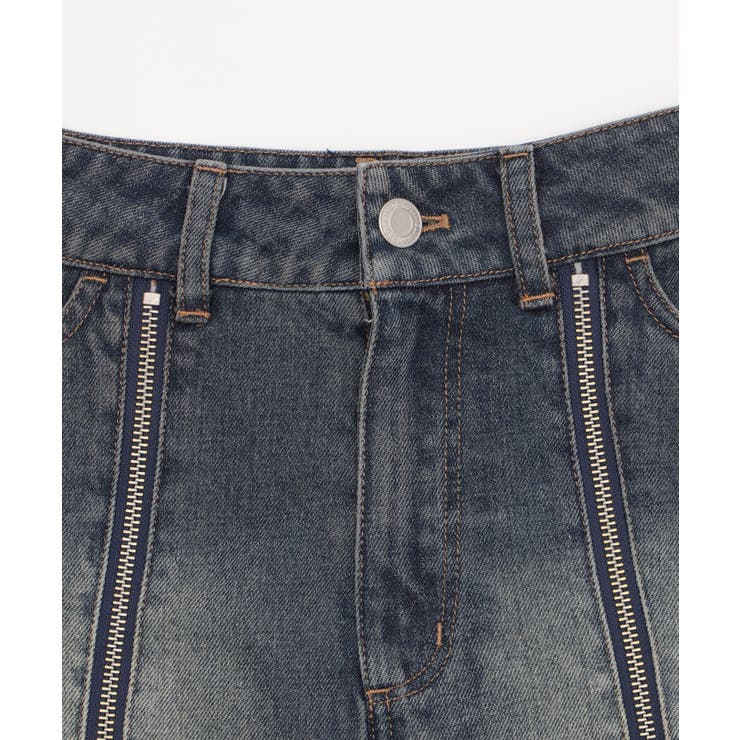 ジップカーゴデニムスカパン | WEGO【WOMEN】 | 詳細画像13 