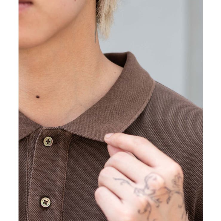 ピグメントロゴポロシャツ(SS) | WEGO【MEN】 | 詳細画像4 