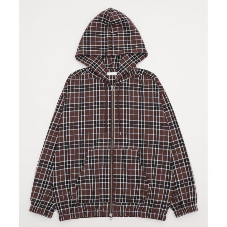 チェックグラフィックZIPパーカー(LS) | WEGO【MEN】 | 詳細画像18 