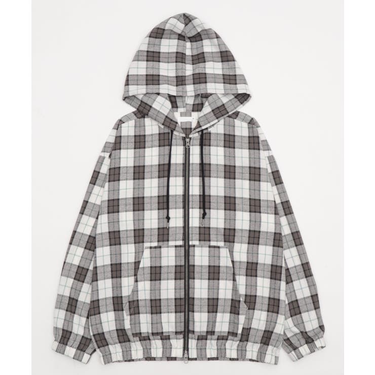 チェックグラフィックZIPパーカー(LS) | WEGO【MEN】 | 詳細画像19 