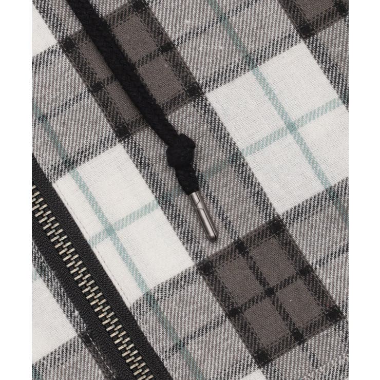 チェックグラフィックZIPパーカー(LS) | WEGO【MEN】 | 詳細画像22 